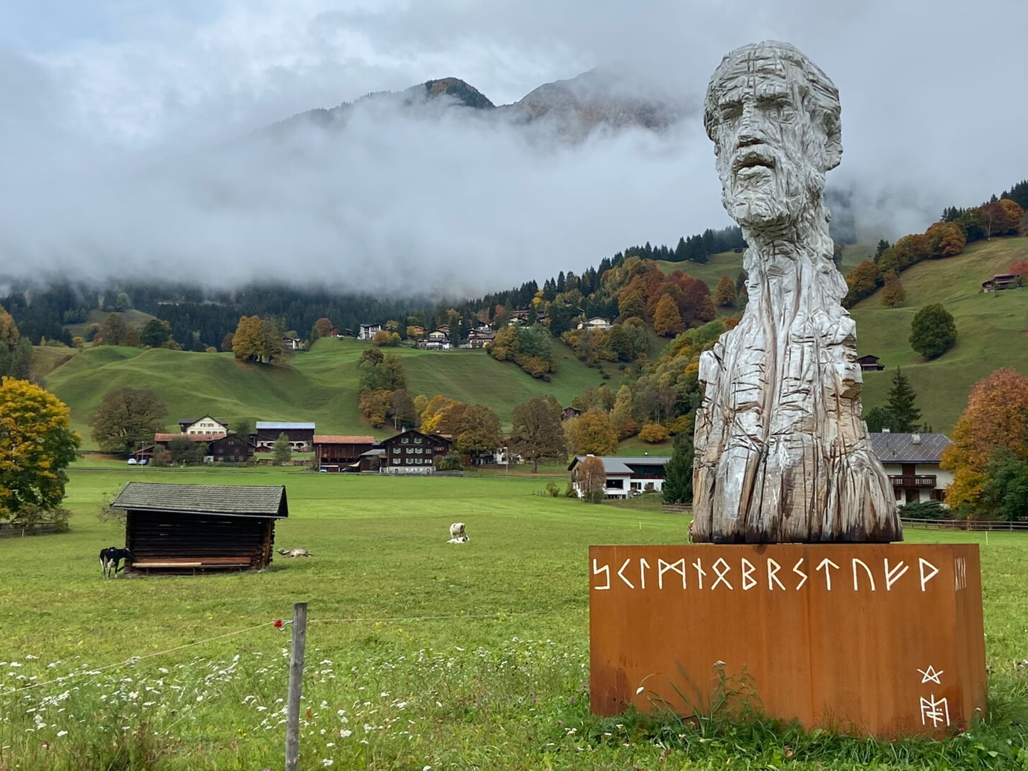Local artists in Klosters