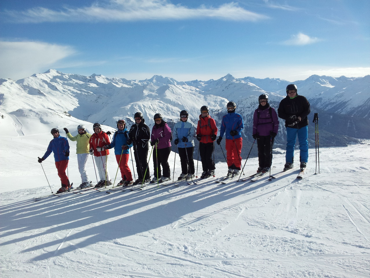 Winter group on Parsenn