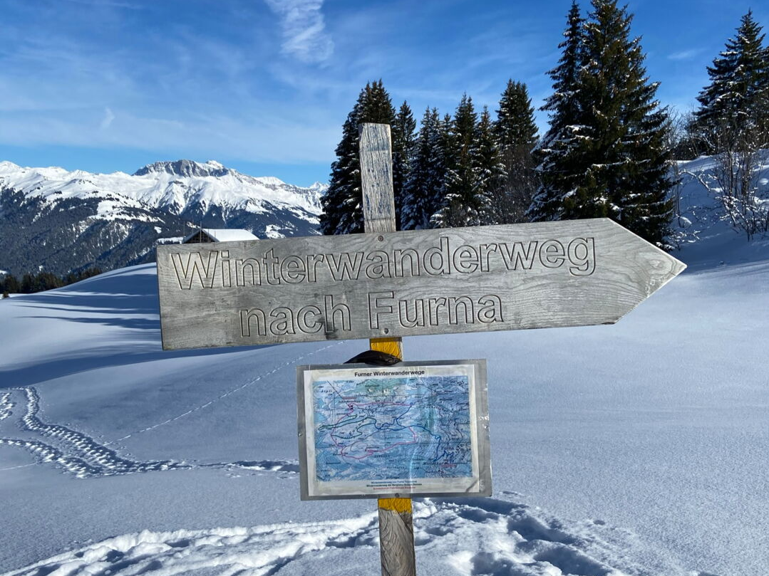 Winter hiking trail from Danusa to Furna